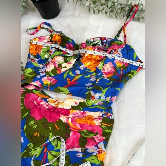 B.O.G Collective Lottie & Holly Floral Romper Vacation XS NWT - Picture 9 of 11